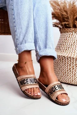 Klapki Korkowe|Klapki Damskie Klasyczne><noscript><img width=