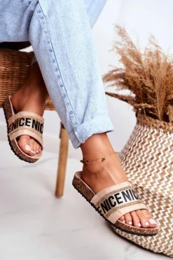 Klapki Korkowe|Klapki Damskie Klasyczne><noscript><img width=