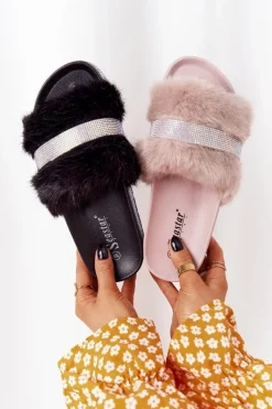 Klapki Z Futerkiem|Klapki Na Platformie><noscript><img width=