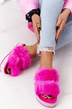 Klapki Z Futerkiem|Klapki Na Platformie><noscript><img width=