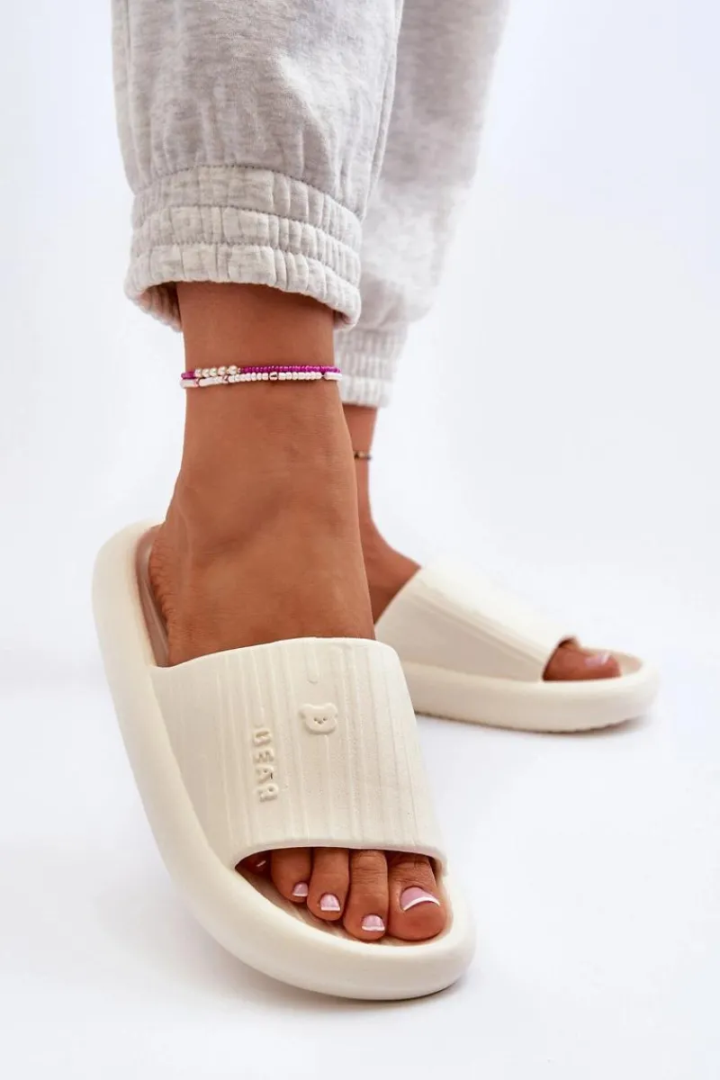 Discount Klapki Piankowe Damskie Lekkie Jasnobeżowe Fenicva Damskie Klapki Basenowe|Klapki Damskie Klasyczne