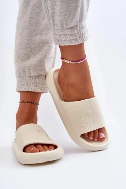 Discount Klapki Piankowe Damskie Lekkie Jasnobeżowe Fenicva Damskie Klapki Basenowe|Klapki Damskie Klasyczne