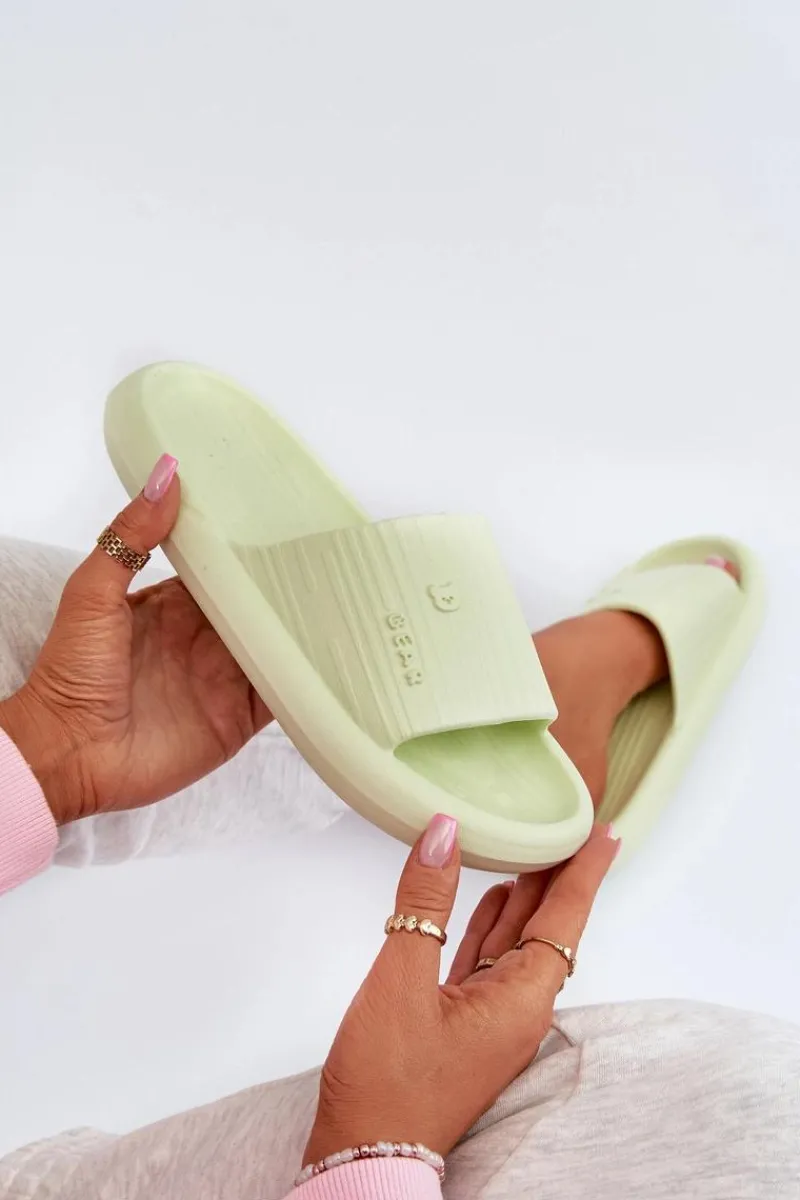 Discount Klapki Piankowe Damskie Lekkie Zielone Fenicva Damskie Klapki Basenowe|Klapki Damskie Klasyczne