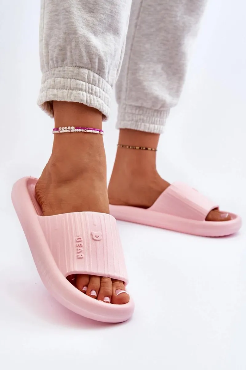 Klapki Basenowe|Klapki Damskie Klasyczne>Boto Klapki Piankowe Damskie Lekkie Różowe Fenicva