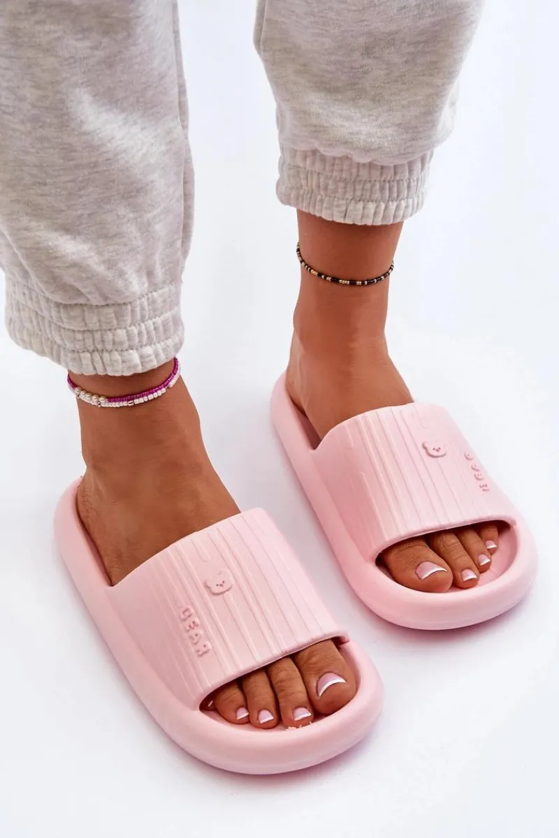 Klapki Basenowe|Klapki Damskie Klasyczne>Boto Klapki Piankowe Damskie Lekkie Różowe Fenicva