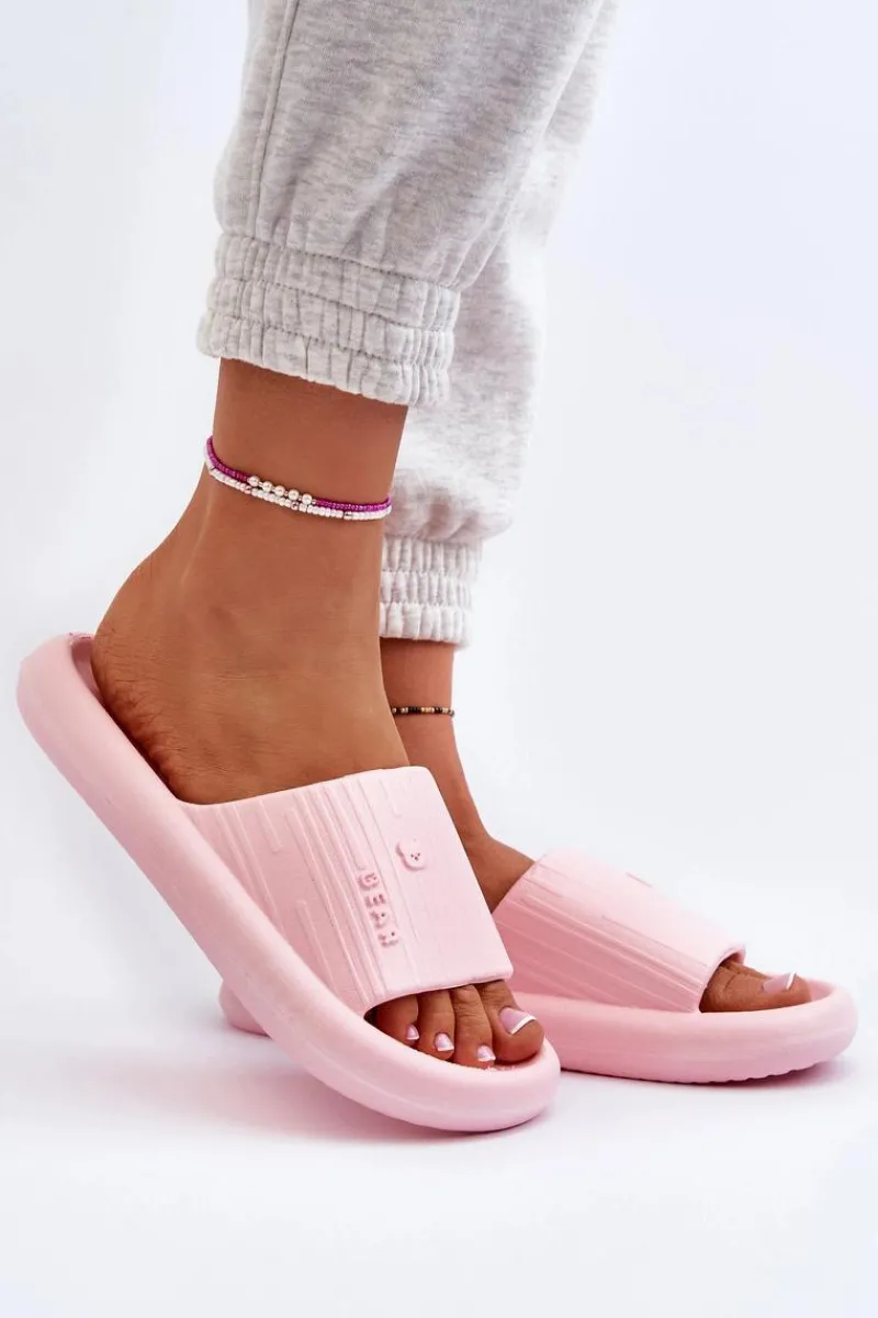 Klapki Basenowe|Klapki Damskie Klasyczne>Boto Klapki Piankowe Damskie Lekkie Różowe Fenicva