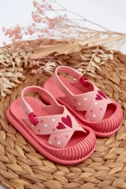 New Ipanema Klapki Sandałki Dziecięce 83525 Cute Baby Różowe