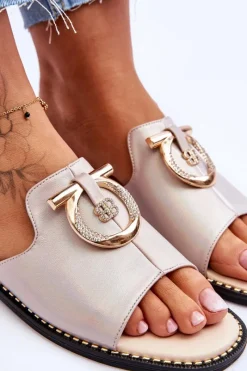 Klapki Damskie Klasyczne><noscript><img width=