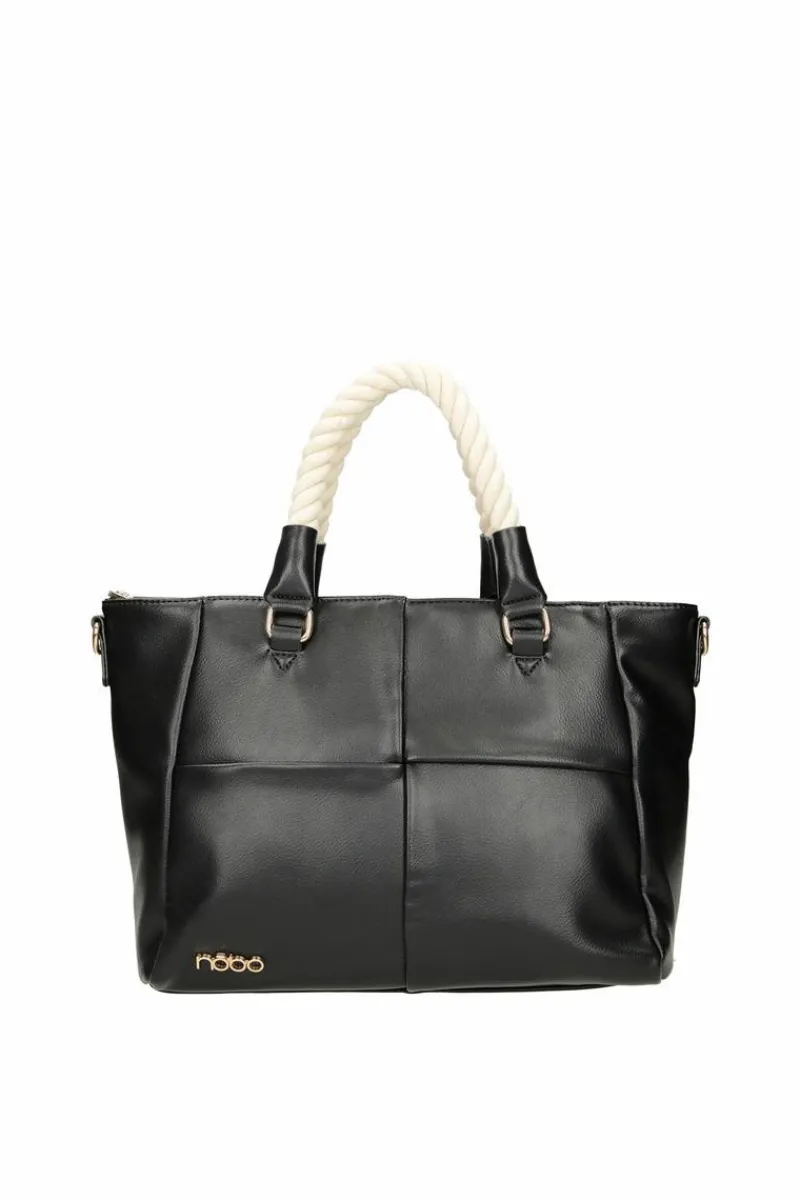 Best Nobo Klasyczna Duża Torebka Shopperka M1000-C020 Czarna