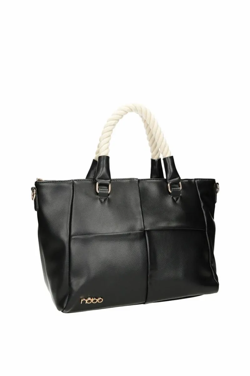 Best Nobo Klasyczna Duża Torebka Shopperka M1000-C020 Czarna
