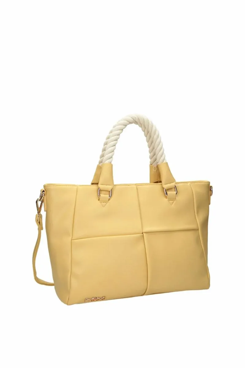Online Klasyczna Duża Torebka Shopperka M1000-C002 Żółta Torebki Nobo|Torebki Klasyczne