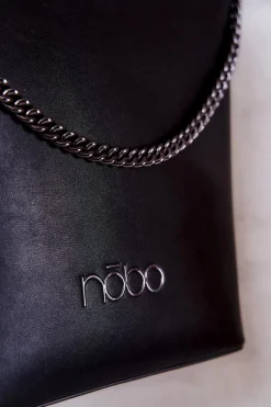 Discount Klasyczna Skórzana Torebka M1280-C020 Czarna Torebki Nobo|Torebki Klasyczne