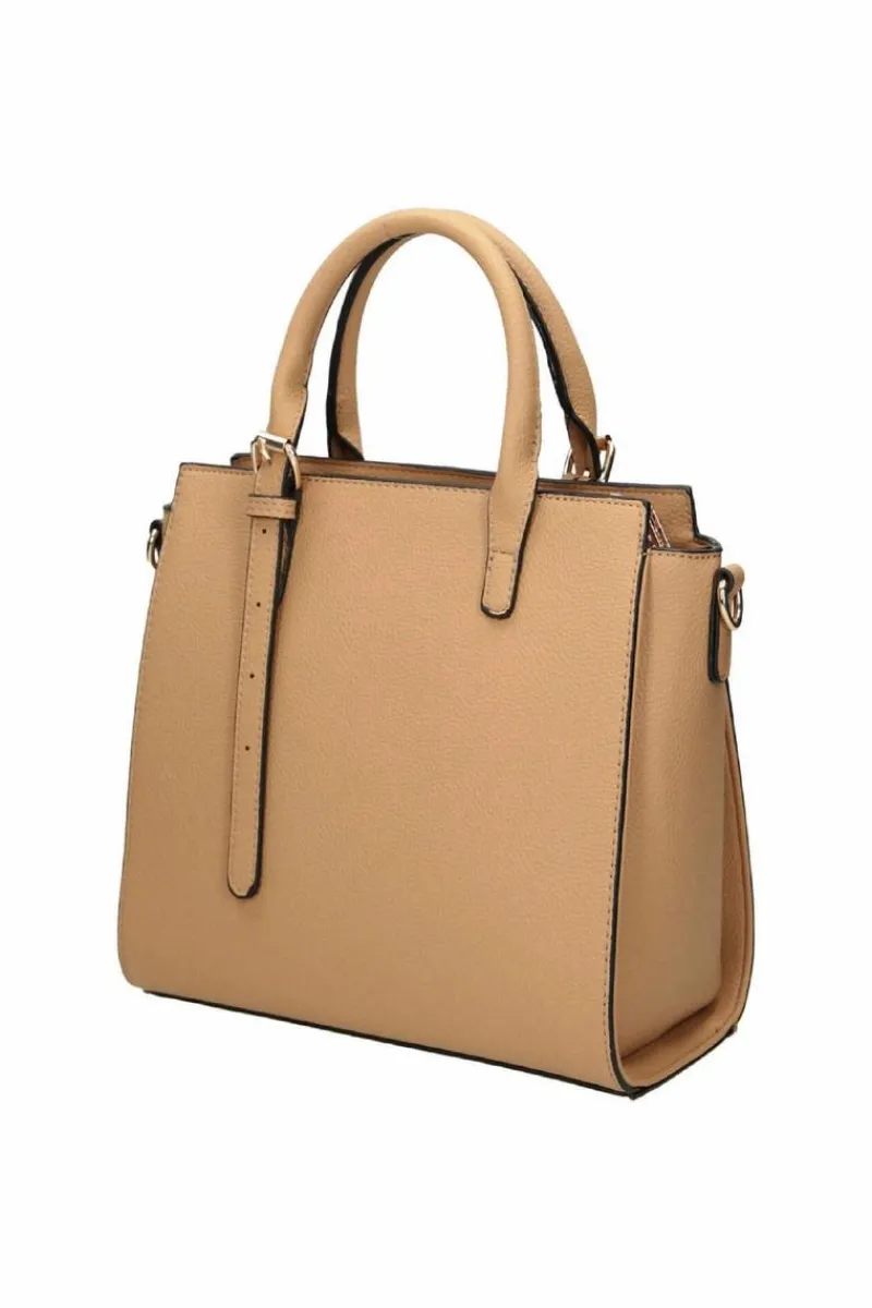 Outlet Nobo Klasyczna Torebka M0320-C015 Beżowa