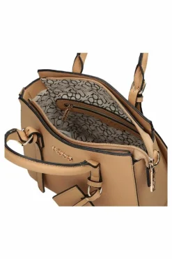 Outlet Nobo Klasyczna Torebka M0320-C015 Beżowa