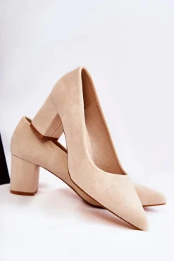 Czółenka Zamszowe|Czółenka Na Słupku><noscript><img width=