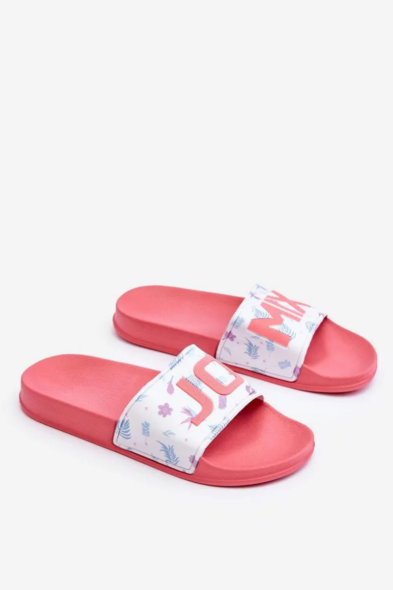 Online Boto Klasyczne Damskie Klapki Różowe Jomix