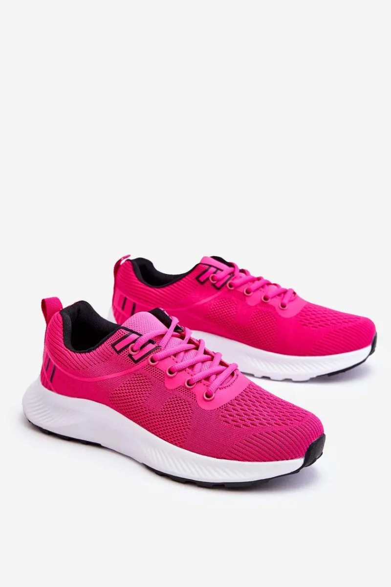 Discount Klasyczne Damskie Sportowe Buty Sznurowane Fuksja Darla Damskie Buty Sportowe Na Platformie|Sneakersy Damskie