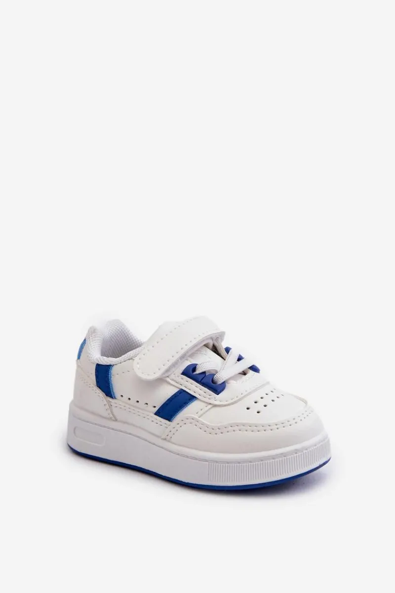 Clearance Boto Klasyczne Dziecięce Buty Sportowe Biało-Niebieskie Marlin