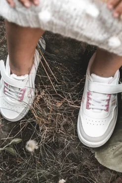 Chłopięce|Dziewczęce></noscript>Boto Klasyczne Dziecięce Buty Sportowe Biało-Różowe Marlin