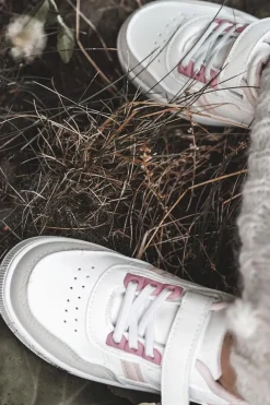 Chłopięce|Dziewczęce></noscript>Boto Klasyczne Dziecięce Buty Sportowe Biało-Różowe Marlin