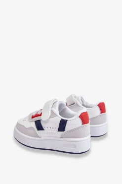 New Klasyczne Dziecięce Buty Sportowe Biało-Czerwone Marlin Dzieci Chłopięce|Dziewczęce