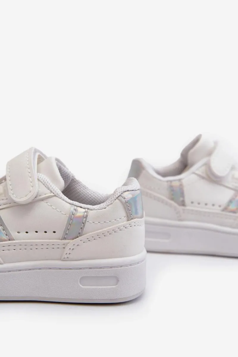 Chłopięce|Dziewczęce>Boto Klasyczne Dziecięce Buty Sportowe Białe Marlin