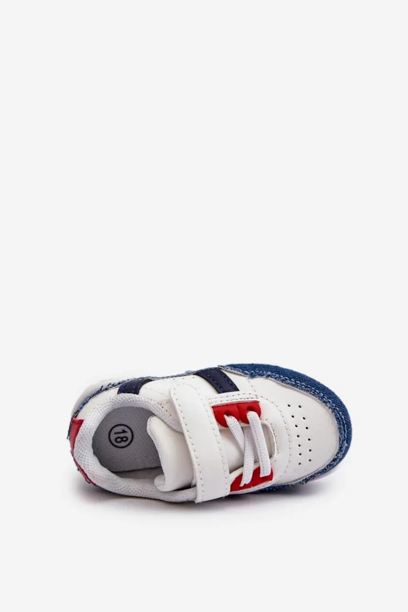 Chłopięce|Dziewczęce>Boto Klasyczne Dziecięce Buty Sportowe Jeansowe Marlin Niebieski