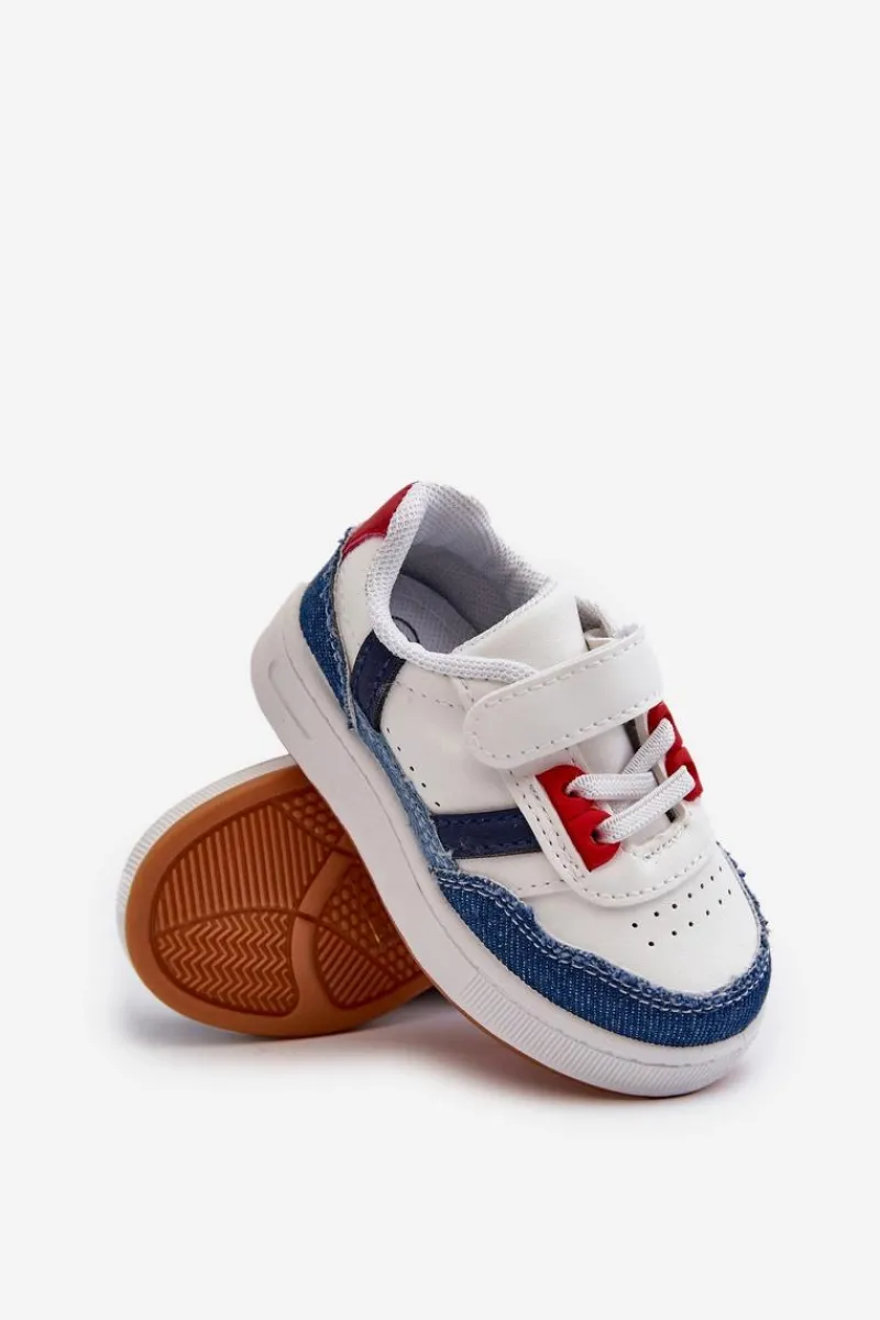 Chłopięce|Dziewczęce>Boto Klasyczne Dziecięce Buty Sportowe Jeansowe Marlin Niebieski