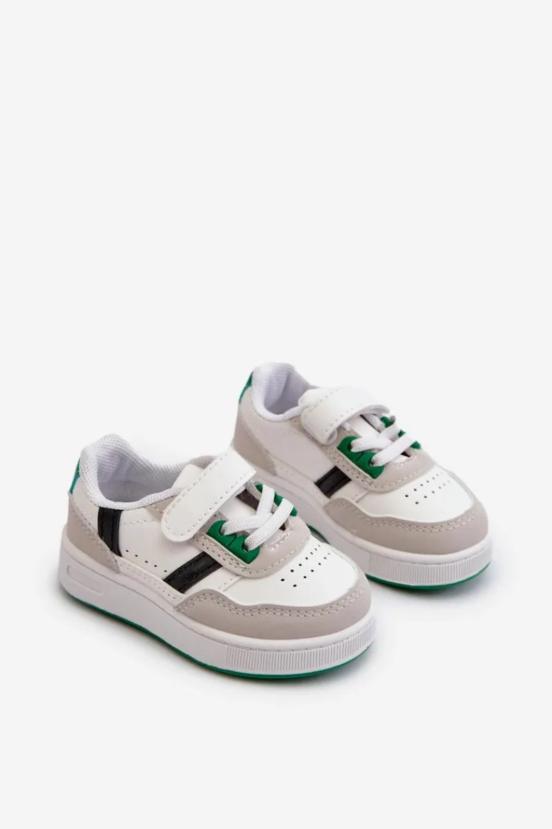 Best Klasyczne Dziecięce Buty Sportowe Biało-Zielone Marlin Dzieci Chłopięce|Dziewczęce