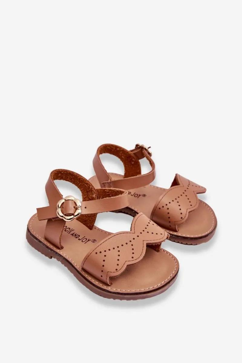 Dziewczęce>Boto Klasyczne Dziecięce Sandały Brązowe Izzy