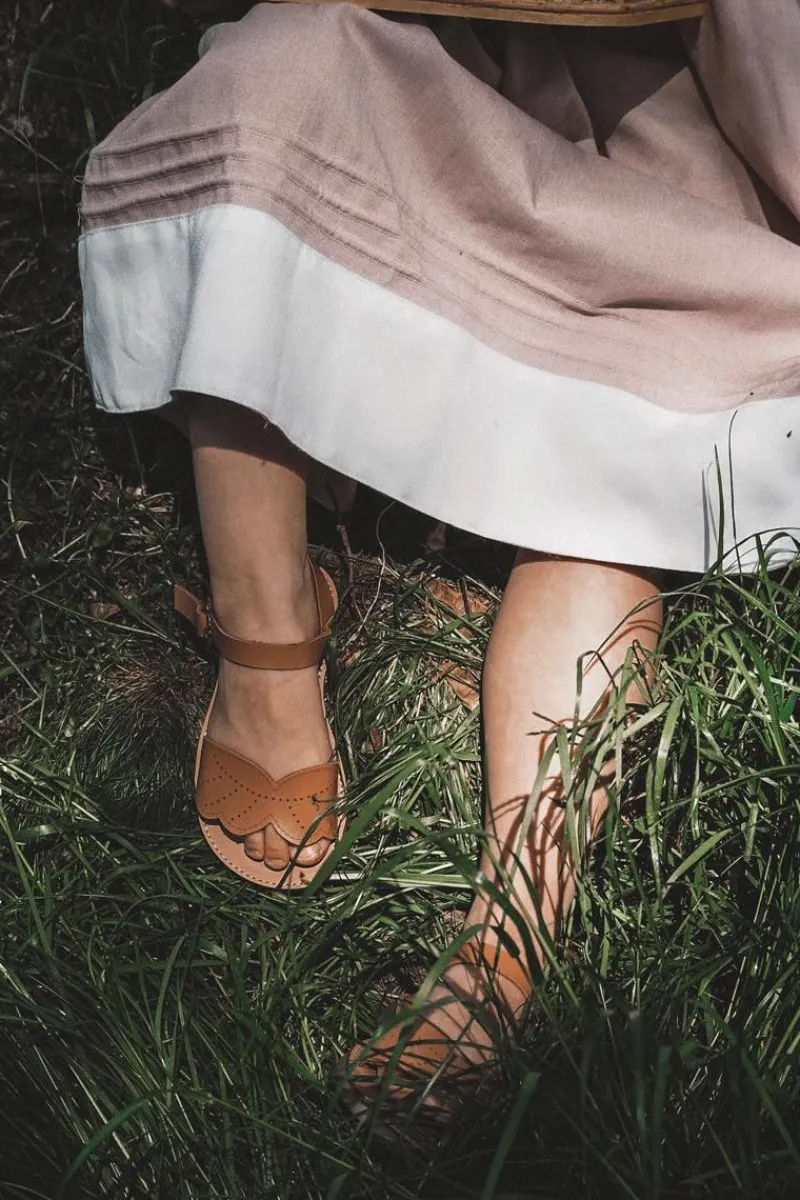 Dziewczęce>Boto Klasyczne Dziecięce Sandały Brązowe Izzy