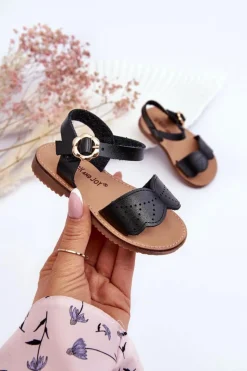 Discount Boto Klasyczne Dziecięce Sandały Czarne Izzy Czarny