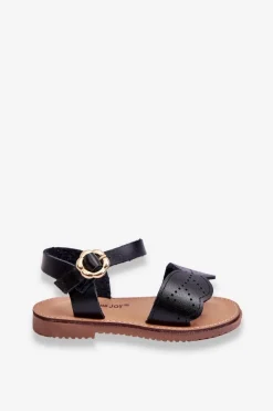 Discount Boto Klasyczne Dziecięce Sandały Czarne Izzy Czarny