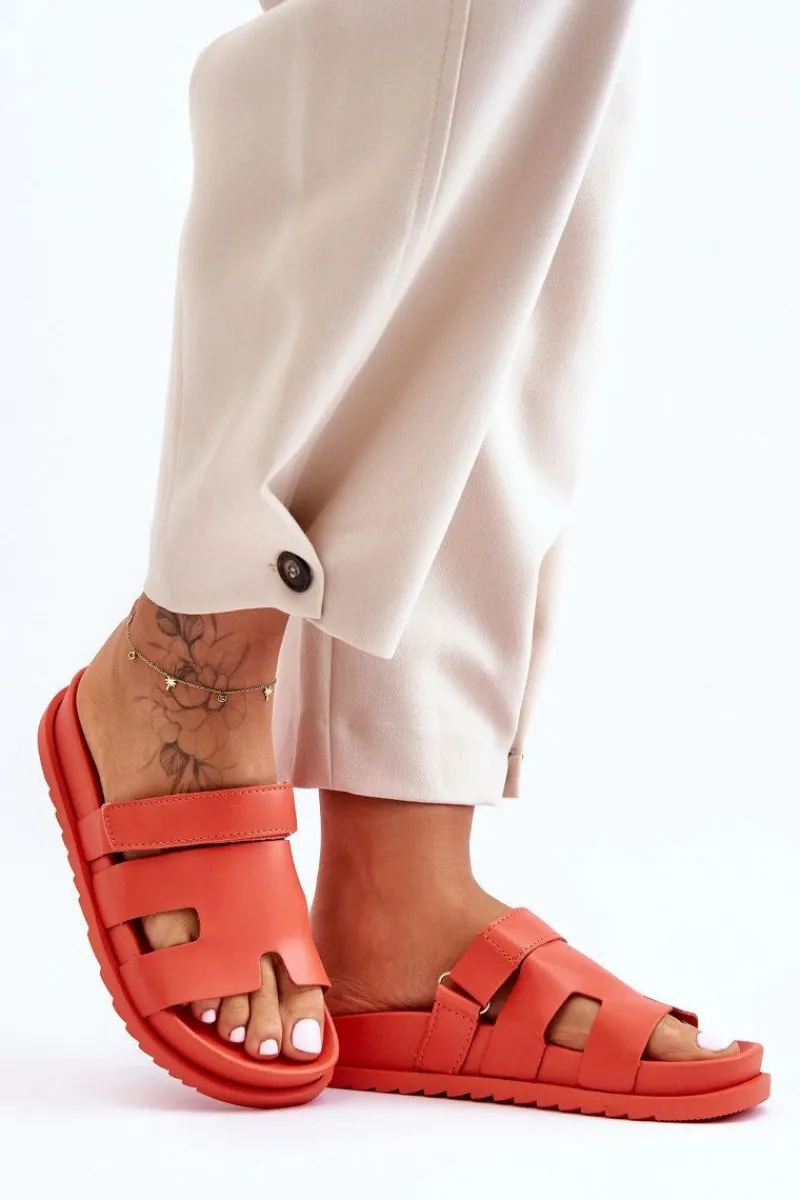 Sale Klasyczne Klapki Damskie Pomarańczowe Molie Damskie Klapki Na Platformie|Klapki Damskie Klasyczne