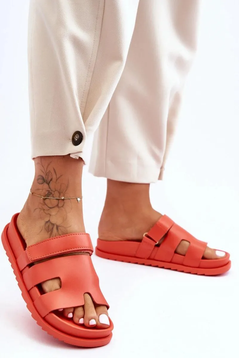 Sale Klasyczne Klapki Damskie Pomarańczowe Molie Damskie Klapki Na Platformie|Klapki Damskie Klasyczne