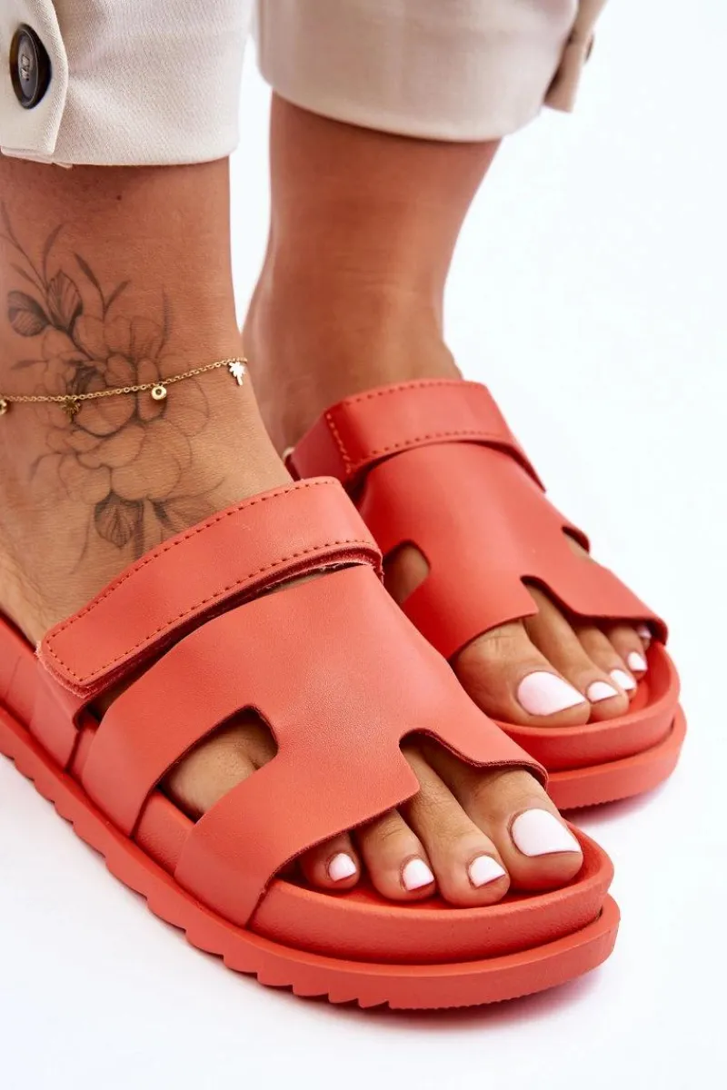 Sale Klasyczne Klapki Damskie Pomarańczowe Molie Damskie Klapki Na Platformie|Klapki Damskie Klasyczne