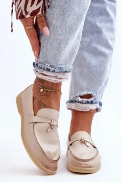 Loafersy Damskie|Mokasyny Płaskie><noscript><img width=