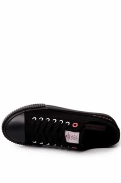 Clearance Klasyczne Męskie Trampki JJ1R4032C Czarne Męskie Trampki Męskie Cross Jeans|Trampki Niskie