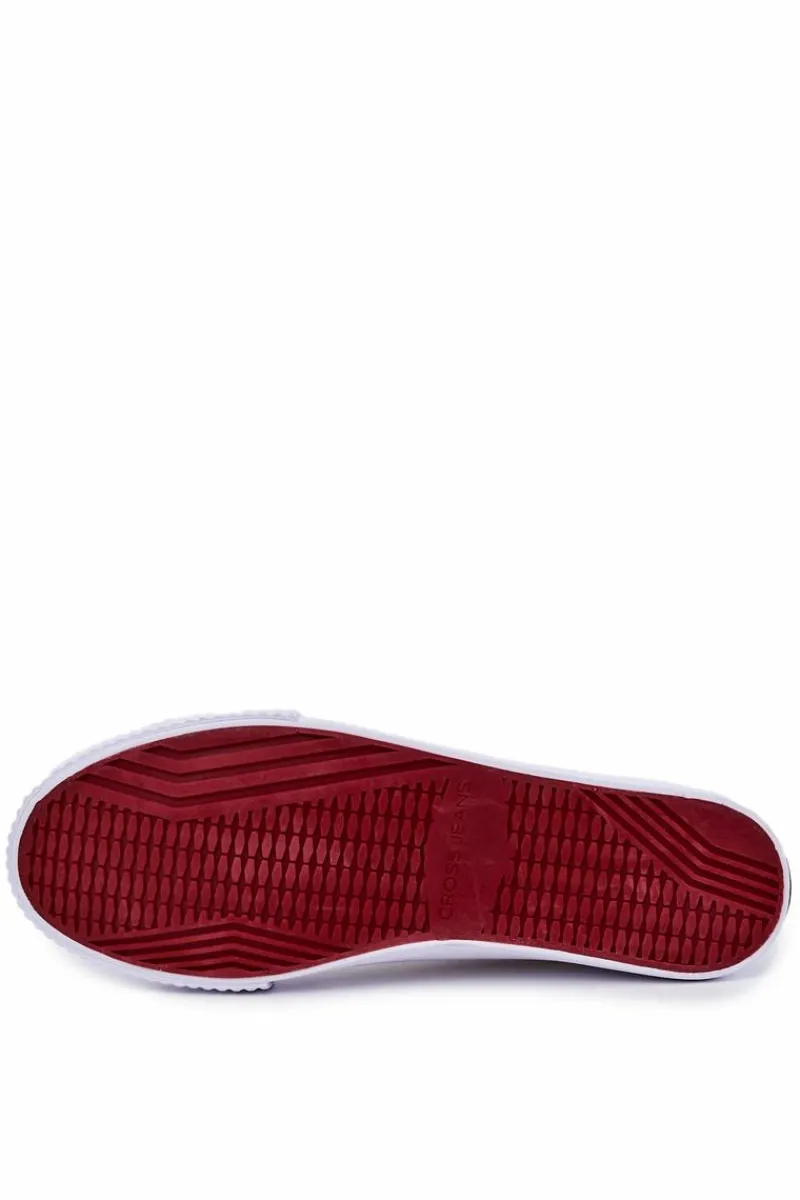 Online Cross Jeans Klasyczne Męskie Trampki JJ1R4031C Białe