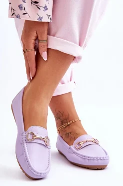 Best Klasyczne Skórzane Mokasyny Fioletowe Verona Damskie Mokasyny Damskie Zamszowe