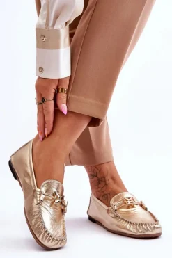 Mokasyny Damskie Skórzane><noscript><img width=