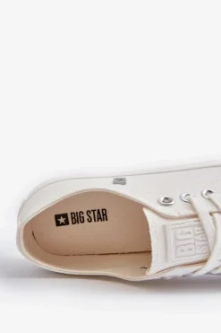 Trampki Damskie Big Star|Trampki Damskie Niskie></noscript>Big Star Shoes Klasyczne Trampki Damskie Big Star NN274285 Białe Biały