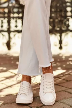 Trampki Damskie Big Star|Trampki Damskie Niskie></noscript>Big Star Shoes Klasyczne Trampki Damskie Big Star NN274285 Białe Biały