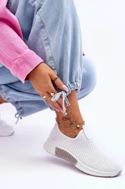Online Klasyczne Wsuwane Buty Sportowe Białe Frankie Damskie Buty Sportowe Na Platformie|Sneakersy Damskie