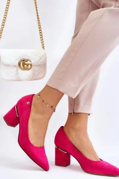 Czółenka Zamszowe|Czółenka Na Słupku><noscript><img width=