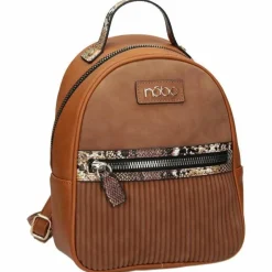 Plecaki|Torebki Nobo>Nobo Klasyczny Plecak Brązowy NBAG-G2680-C017