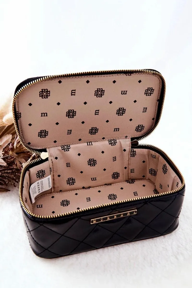 Hot Monnari Kosmetyczka Pikowana CSM0030-020 Czarna