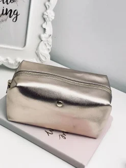 Online Kosmetyczka Saszetka Różowe Złoto Damskie Torebki Monnari|Kosmetyczki Damskie