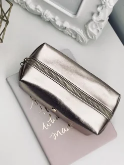 Online Kosmetyczka Saszetka Różowe Złoto Damskie Torebki Monnari|Kosmetyczki Damskie