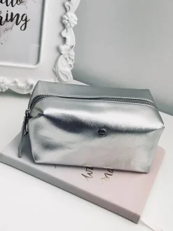 Discount Monnari Kosmetyczka Saszetka Srebrna